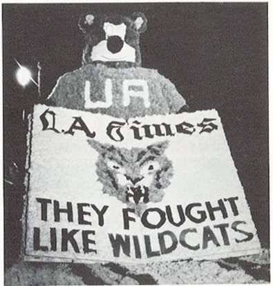 The 50th anniversary celebration of Arizona's homecoming game in 1964 commemorating the 1914 football team that earned the school its "Wildcats" nickname.