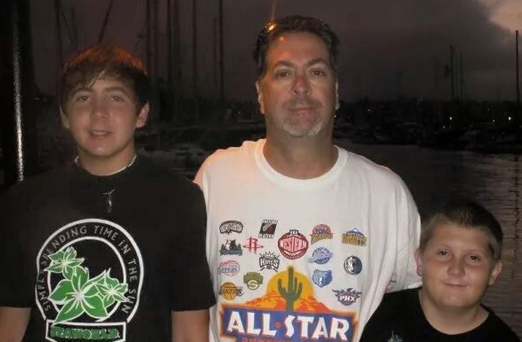 Steve Rivera with his sons Cameron (left) and Trey 10 years ago (Rivera family photo)