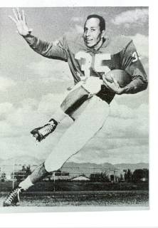 "Jackrabbit" Joe Hernandez was part of one of Arizona's best backfields with quarterback Eddie Wilson and fellow tailback Bobby Thompson (University of Arizona photo)