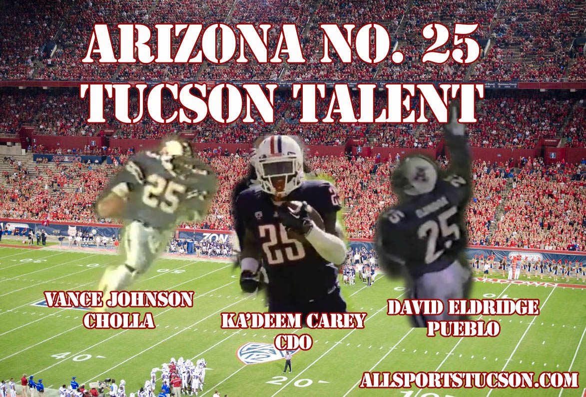 Arizona's No. 25 and Tucson talent have mixed quite well (AllSportsTucson.com graphic)