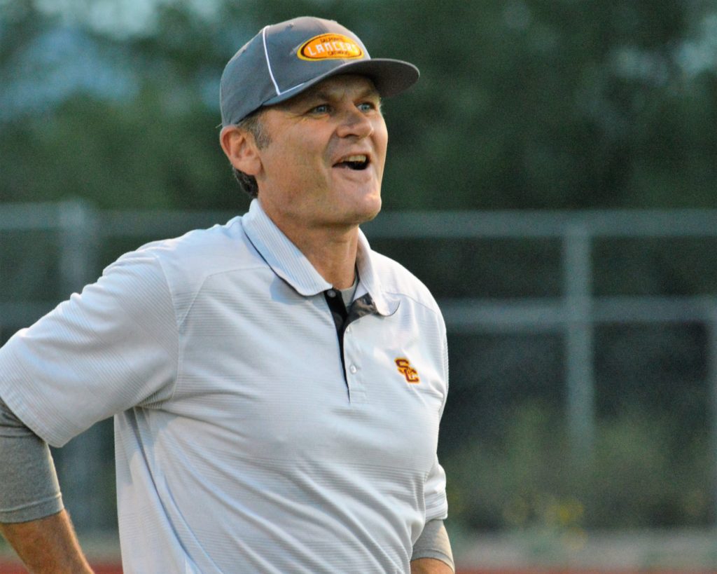 Salpointe head coach Dennis Bene has coached 15 players to the next level. (Andy Morales/AllSportsTucson.com)