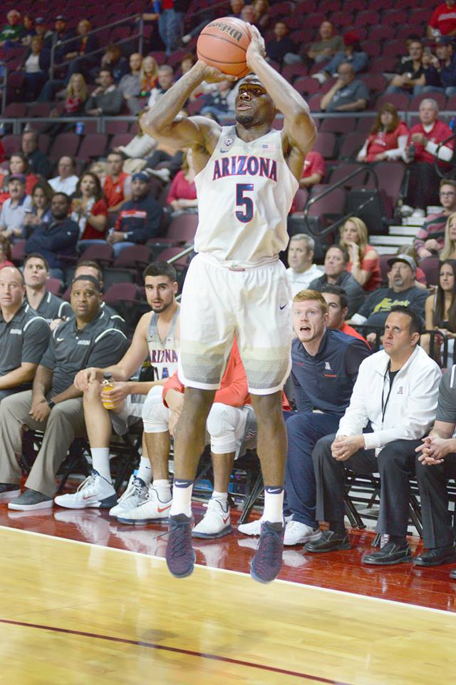 Kadeem Allen and Arizona's guard must be able to stop and pop from all parts of the court today (Robert Scot/VirlVideo)