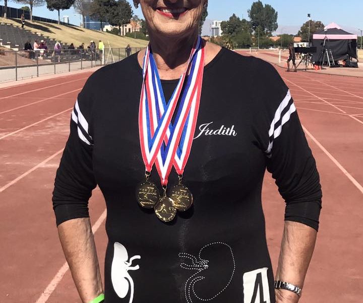 Judith Blair earns three gold medals, promotes organ donation in Nevada