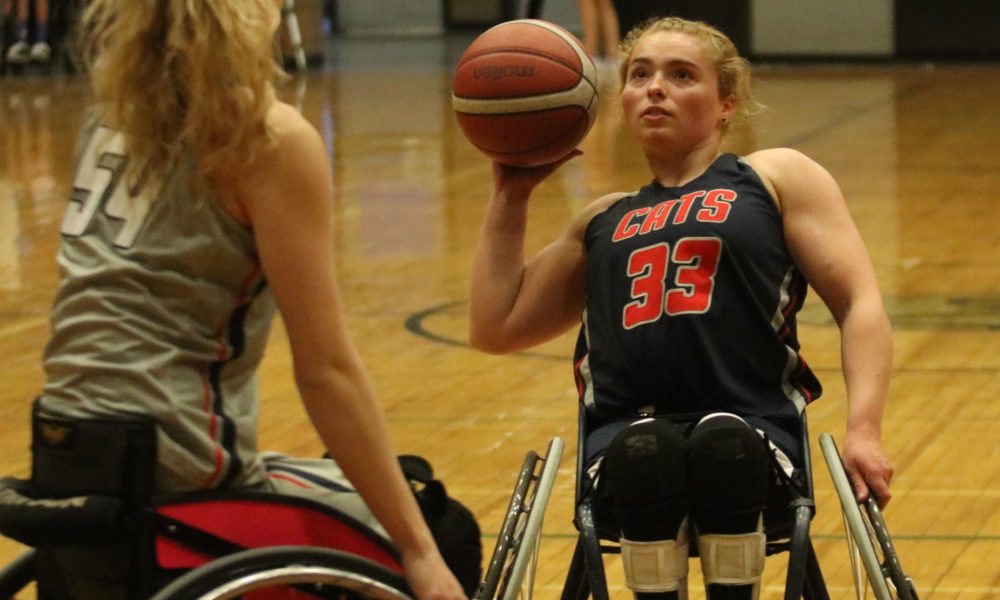 Two Members of the University of Arizona Women’s Wheelchair Basketball