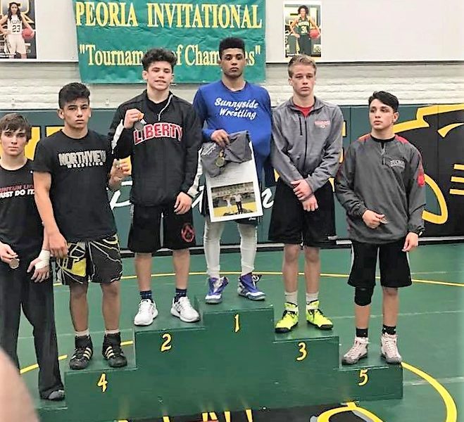 WRESTLING Flowing Wells Invite; Roman BravoYoung earned 100th win at