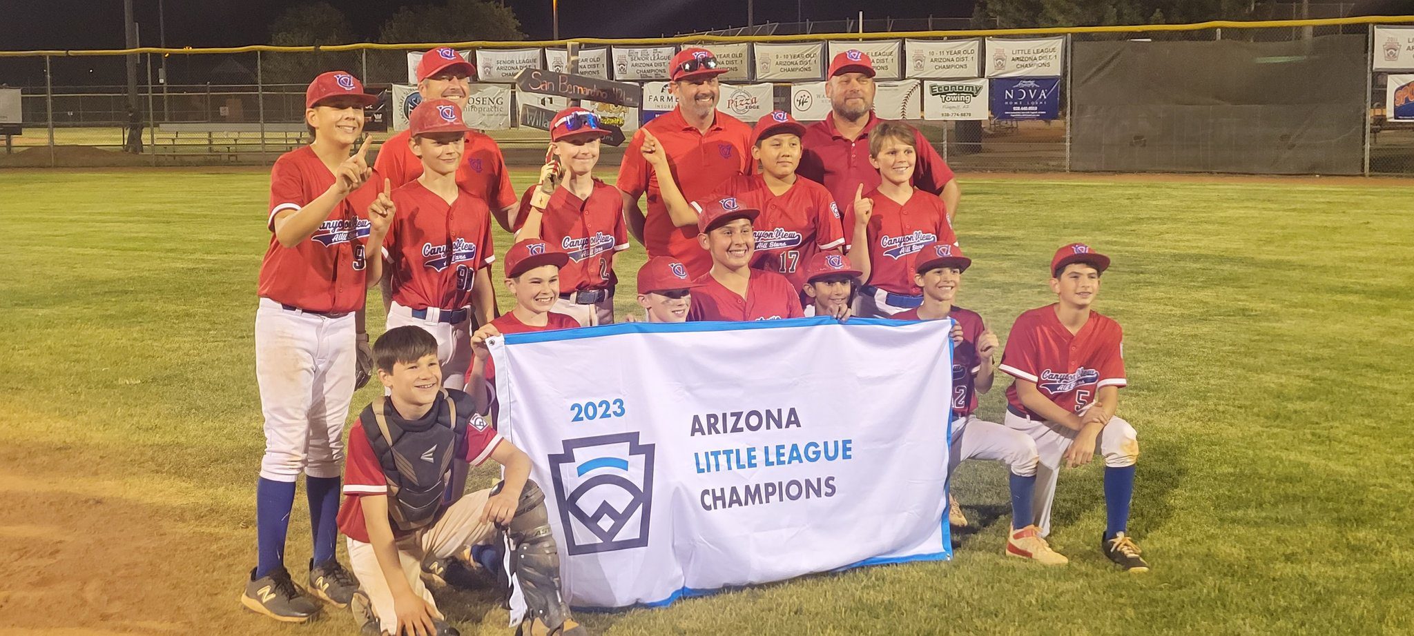 Canyon View Sunnyside, wins Little League state championship