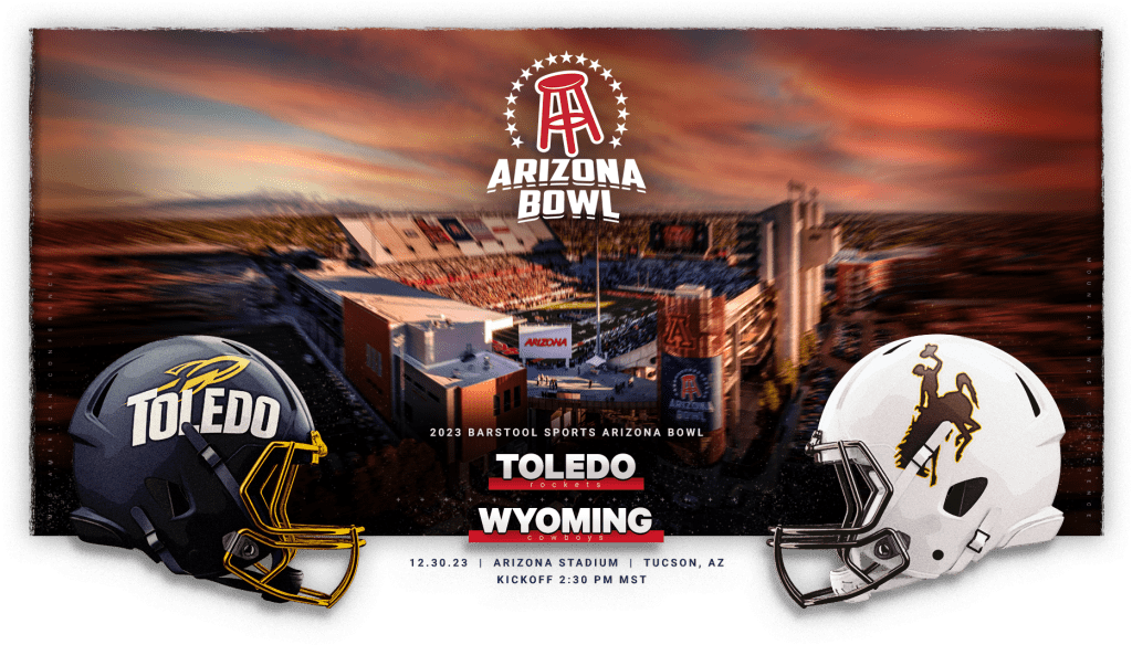 Arizona Bowl Wyoming (84) vs. Toledo (112) schedules & team
