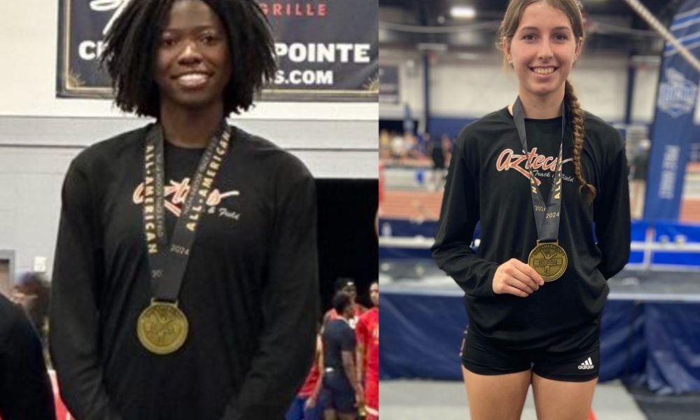 Tianna Moseley & April Necaise earn fourthplace finishes at NJCAA