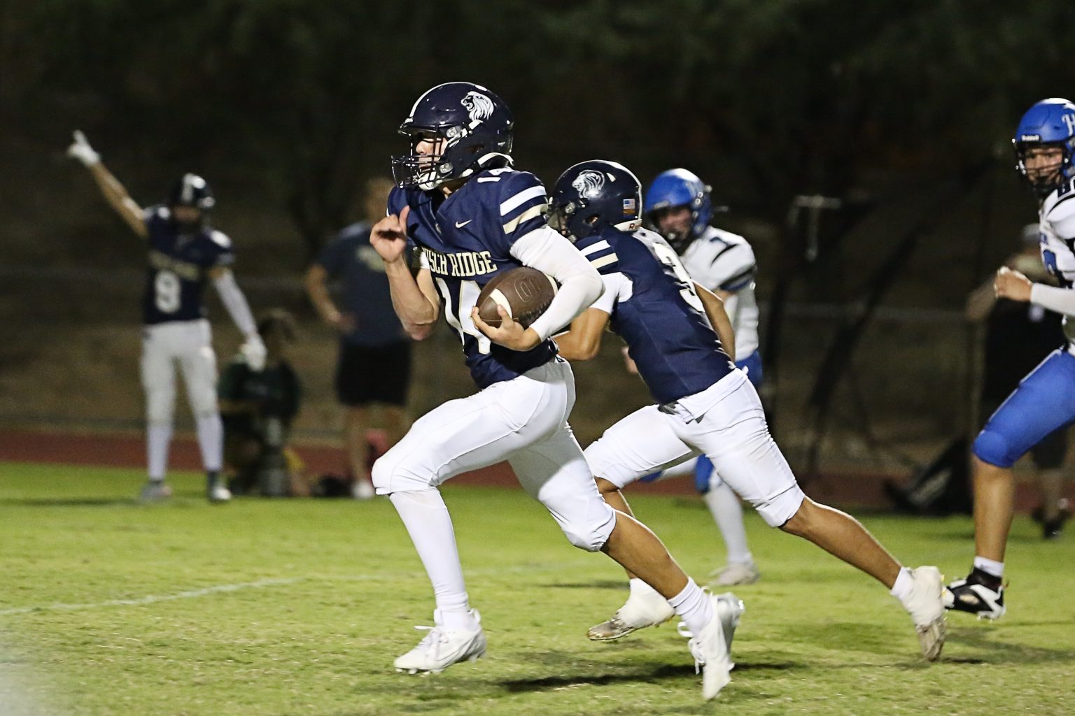 3A Semifinals: No. 5 Pusch Ridge (10-2) vs. No. 1 Queen Creek Benjamin ...