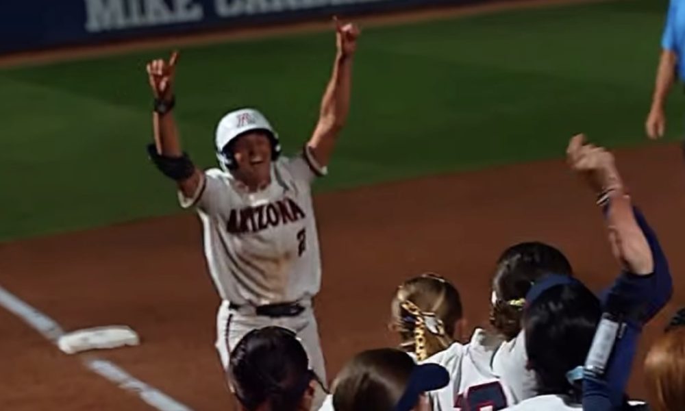 No. 18 Arizona rallies to upset No. 3 Oklahoma behind Biehl’s grand slam